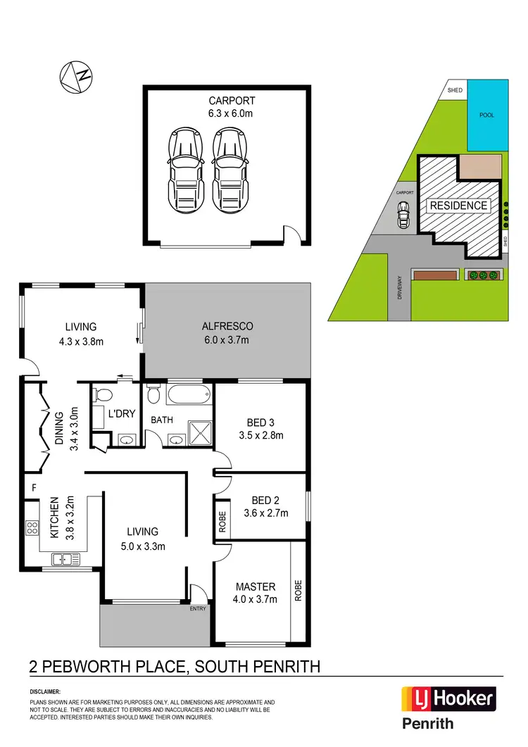Floorplan of Homely house listing, 2 Pebworth Place, South Penrith NSW 2750