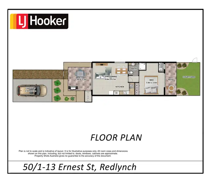 Floorplan of Homely unit listing, Unit 50/1-13 Ernest Street, Redlynch QLD 4870