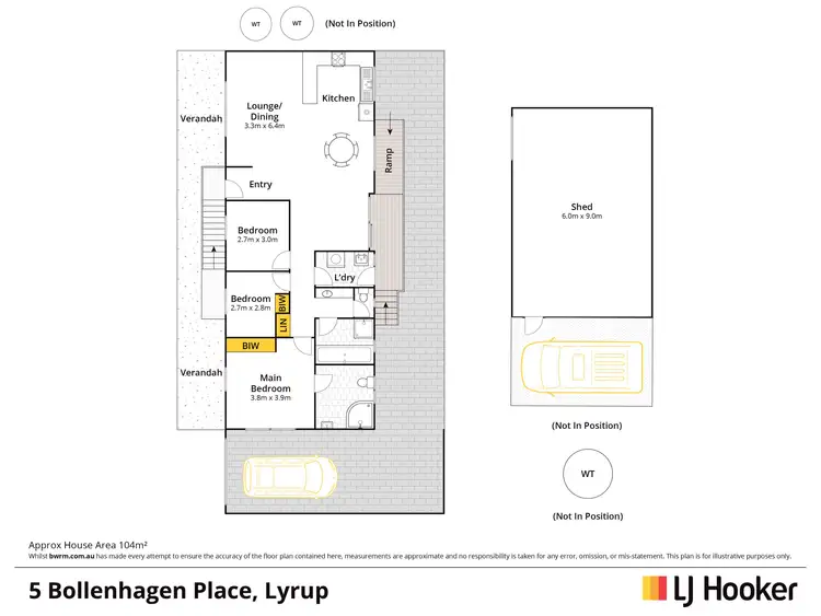 Floorplan of Homely house listing, 5 Bollenhagen Place, Lyrup SA 5343