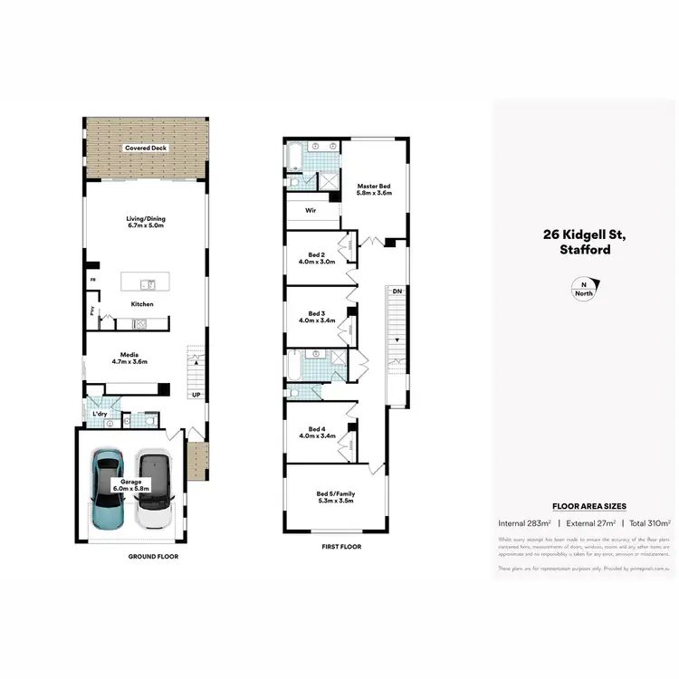 Floorplan of Homely house listing, 26 Kidgell Street, Stafford QLD 4053