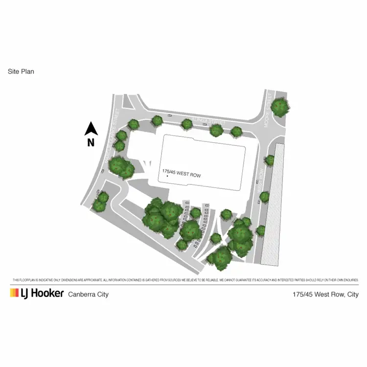 Floorplan of Homely apartment listing, 175/45 West Row, City ACT 2601