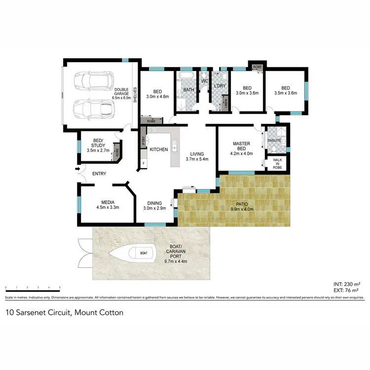 Floorplan of Homely house listing, 10 Sarsenet Circuit, Mount Cotton QLD 4165