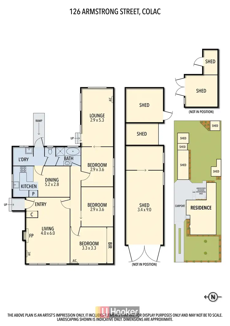 Floorplan of Homely house listing, 126 Armstrong Street, Colac VIC 3250