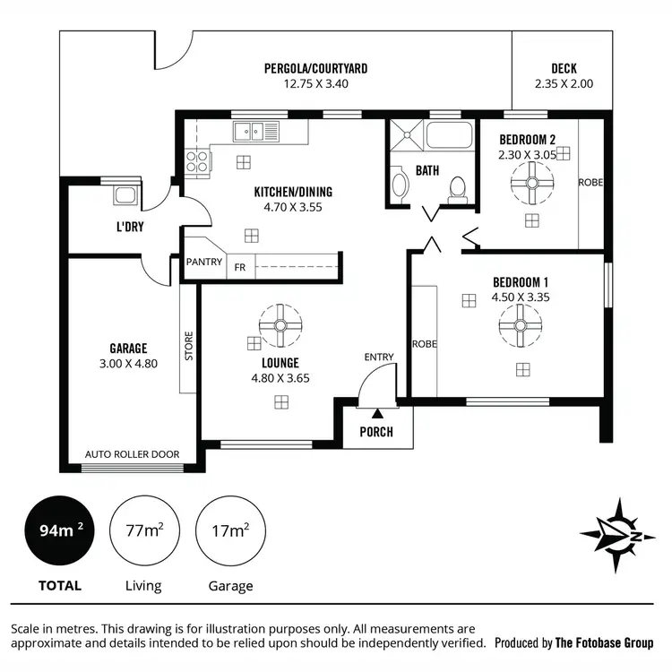 Floorplan of Homely unit listing, 6/69 Marian Road, Payneham South SA 5070