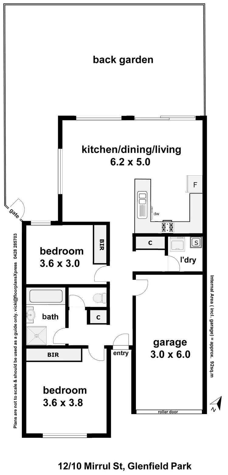 Floorplan of Homely house listing, Unit 12/10 Mirrul Street, Glenfield Park NSW 2650