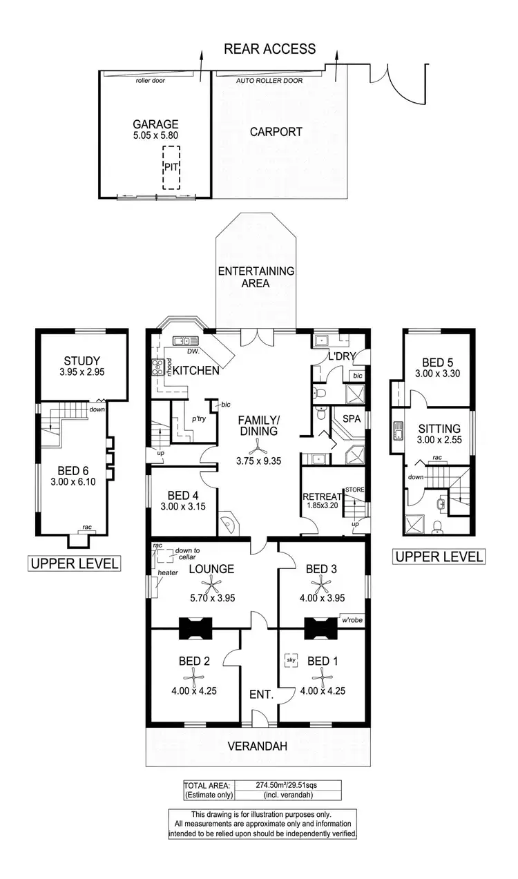 Floorplan of Homely house listing, 40 Rose Street, Glenelg SA 5045