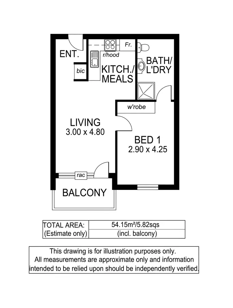 Floorplan of Homely unit listing, 27/3 Broadway, Glenelg South SA 5045