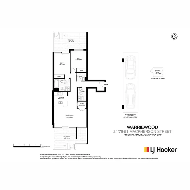 Floorplan of Homely apartment listing, 24/79-91 Macpherson Street, Warriewood NSW 2102