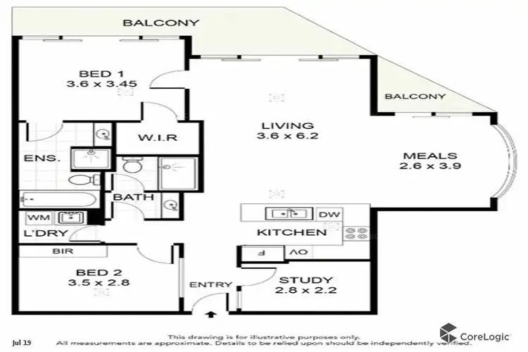 Floorplan of Homely house listing, 50/155 Brebner Drive, West Lakes SA 5021