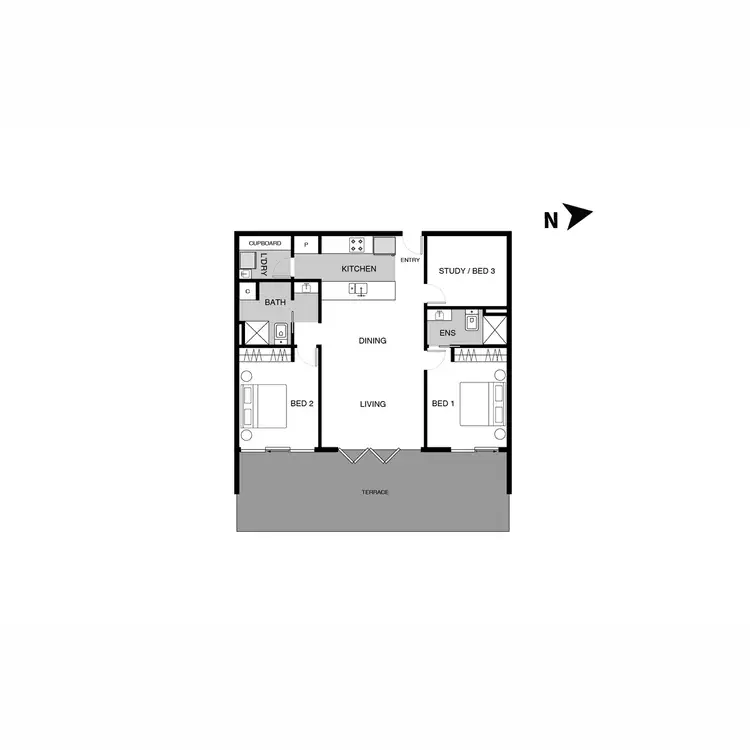 Floorplan of Homely apartment listing, 48/30 Lonsdale Street, Braddon ACT 2612