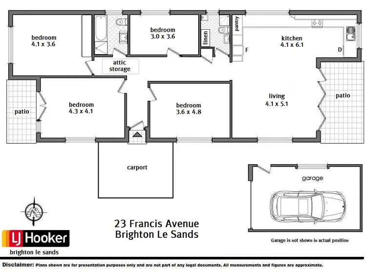 Floorplan of Homely house listing, 23 Francis Avenue, Brighton-le-sands NSW 2216