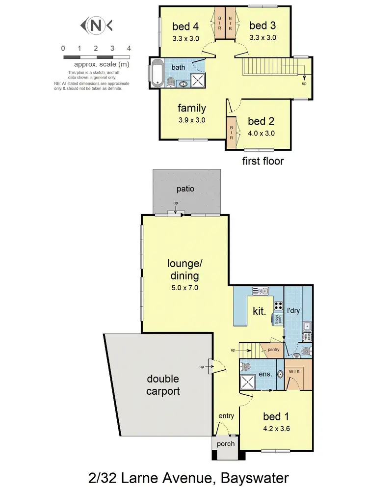 Floorplan of Homely house listing, Lot 2/32 Larne Avenue, Bayswater VIC 3153