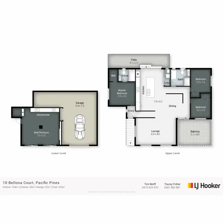 Floorplan of Homely house listing, 10 Bellona Court, Pacific Pines QLD 4211