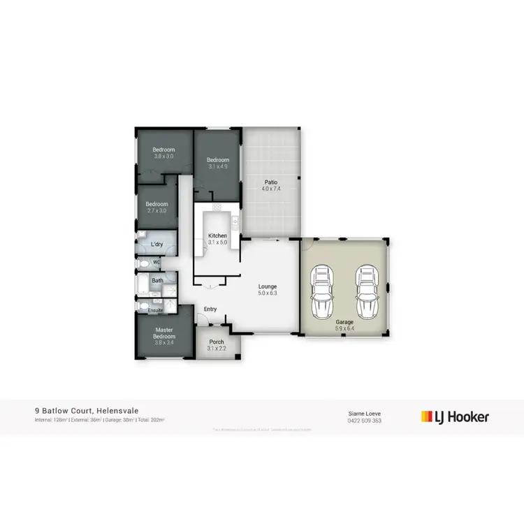 Floorplan of Homely house listing, 9 Batlow Court, Helensvale QLD 4212