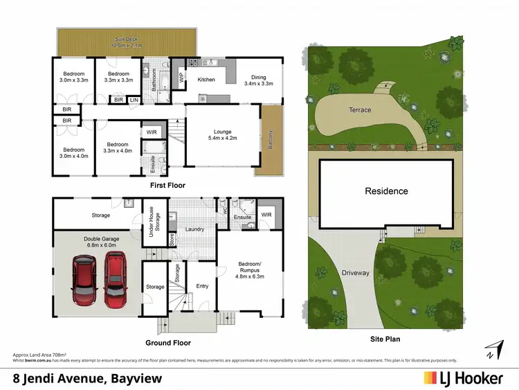 Floorplan of Homely house listing, 8 Jendi Avenue, Bayview NSW 2104