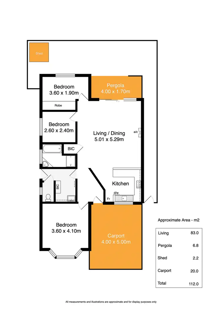 Floorplan of Homely villa listing, 2/36 Kingdon Place, Goolwa SA 5214
