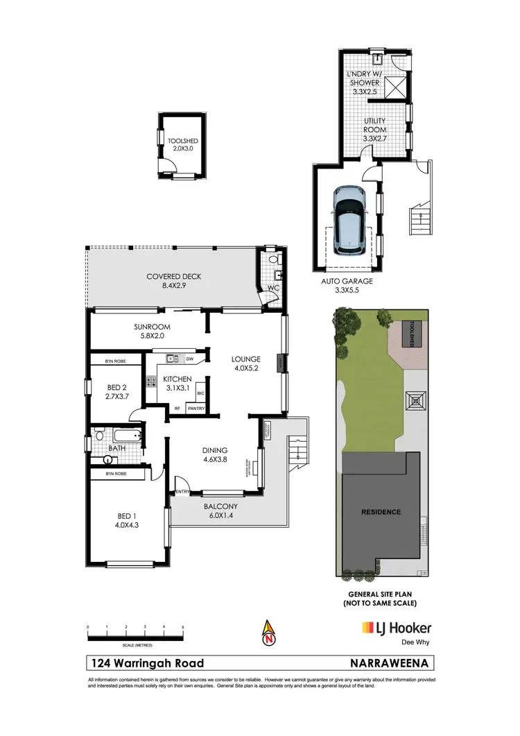 Floorplan of Homely house listing, 124 Warringah Road, Narraweena NSW 2099