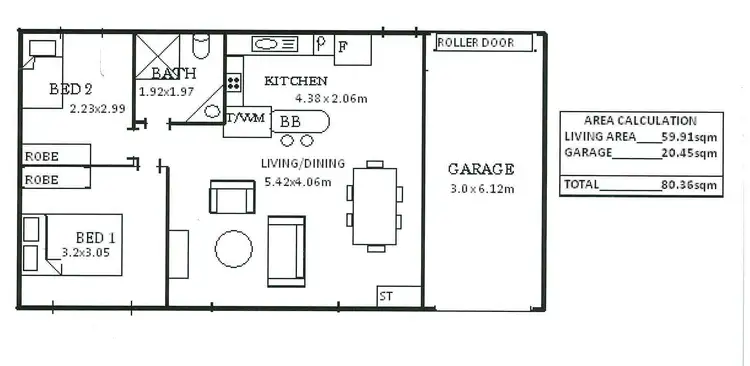 Floorplan of Homely unit listing, 7/34 Noble Avenue, Goolwa North SA 5214