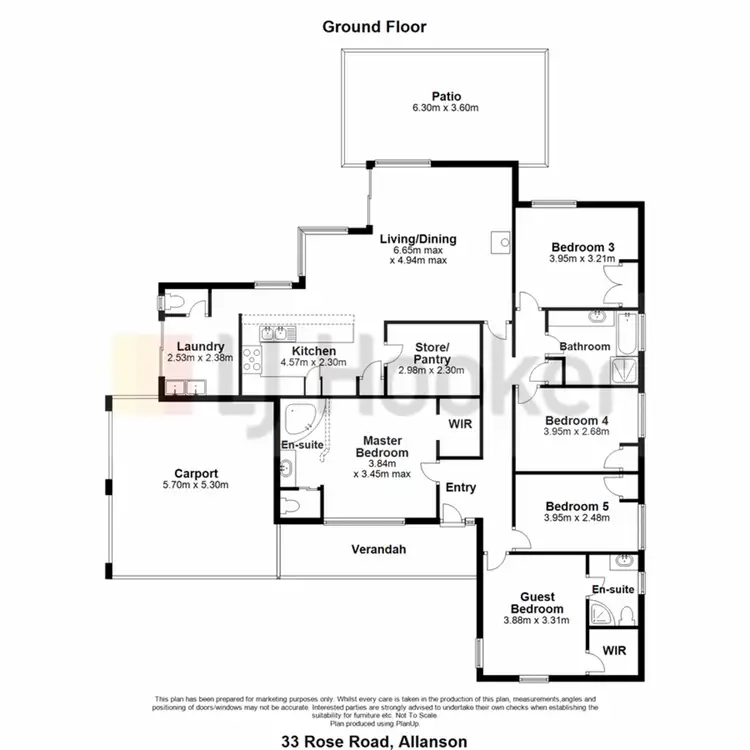 Floorplan of Homely house listing, 33 Rose Road, Allanson WA 6225