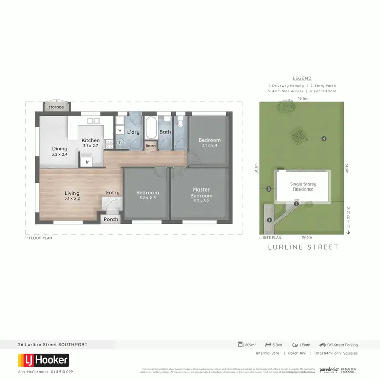 Floorplan of Homely house listing, 26 Lurline Street, Southport QLD 4215