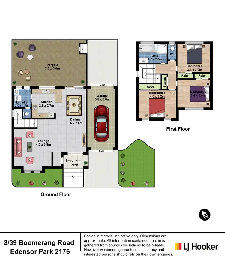 Floorplan of Homely townhouse listing, Address available on request