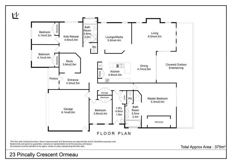Floorplan of Homely house listing, 23 Pincally Crescent, Ormeau QLD 4208