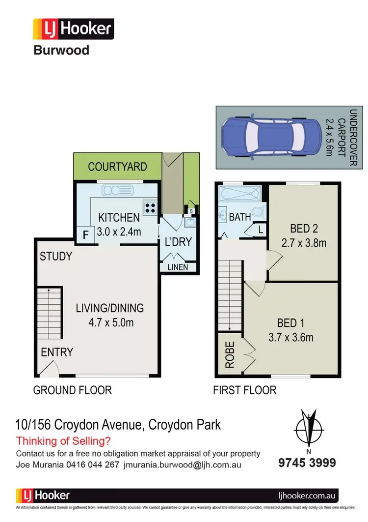 Floorplan of Homely unit listing, 10/156 Croydon Avenue, Croydon Park NSW 2133