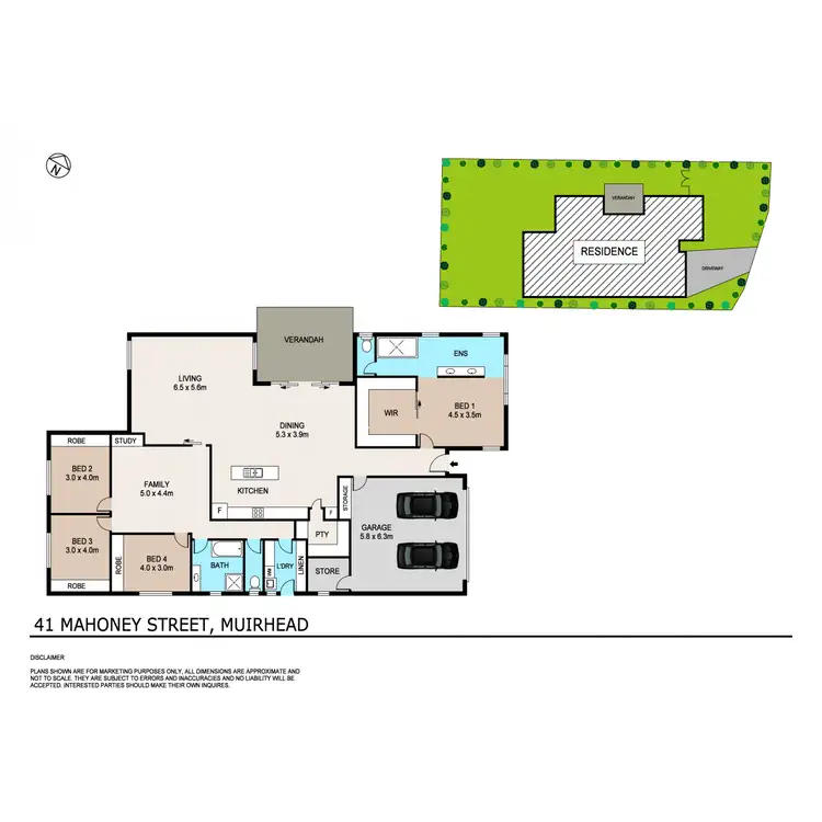 Floorplan of Homely house listing, 41 Mahoney Street, Muirhead NT 810