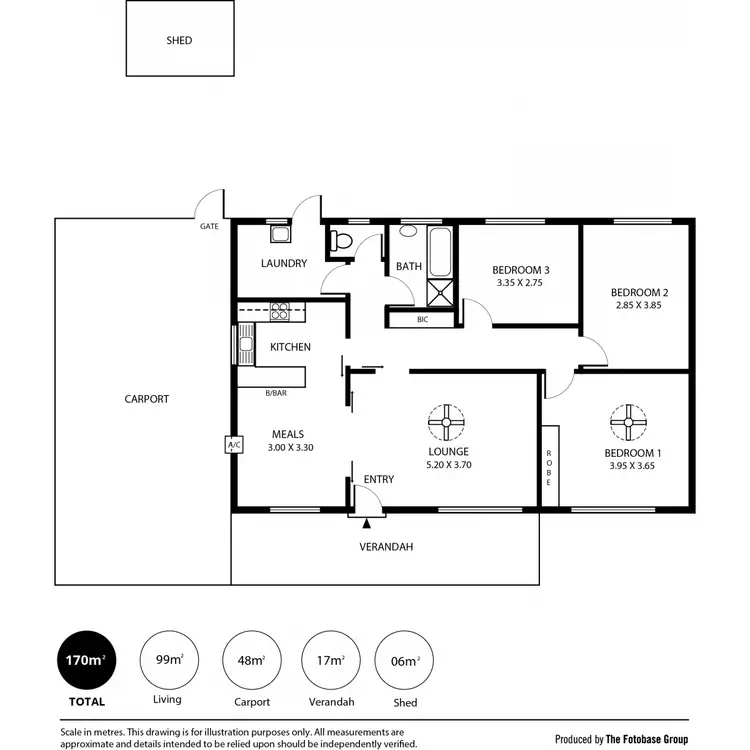 Floorplan of Homely house listing, 20 Sea View Road, Para Hills SA 5096