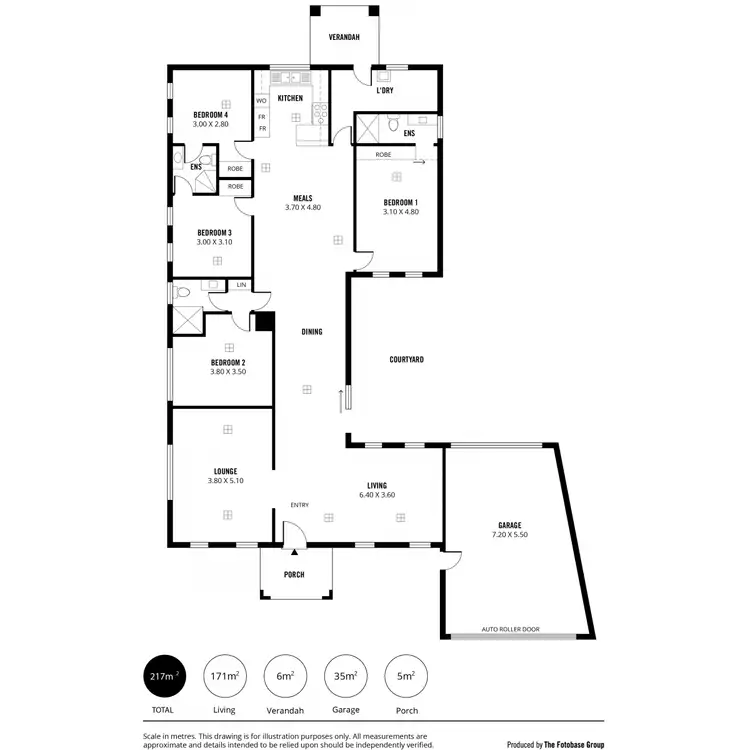 Floorplan of Homely house listing, 1 Balmoral Road, Dernancourt SA 5075