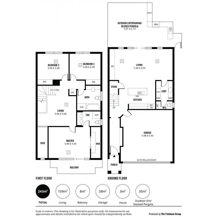 Floorplan of Homely townhouse listing, 30/28A Davis Road, Glynde SA 5070