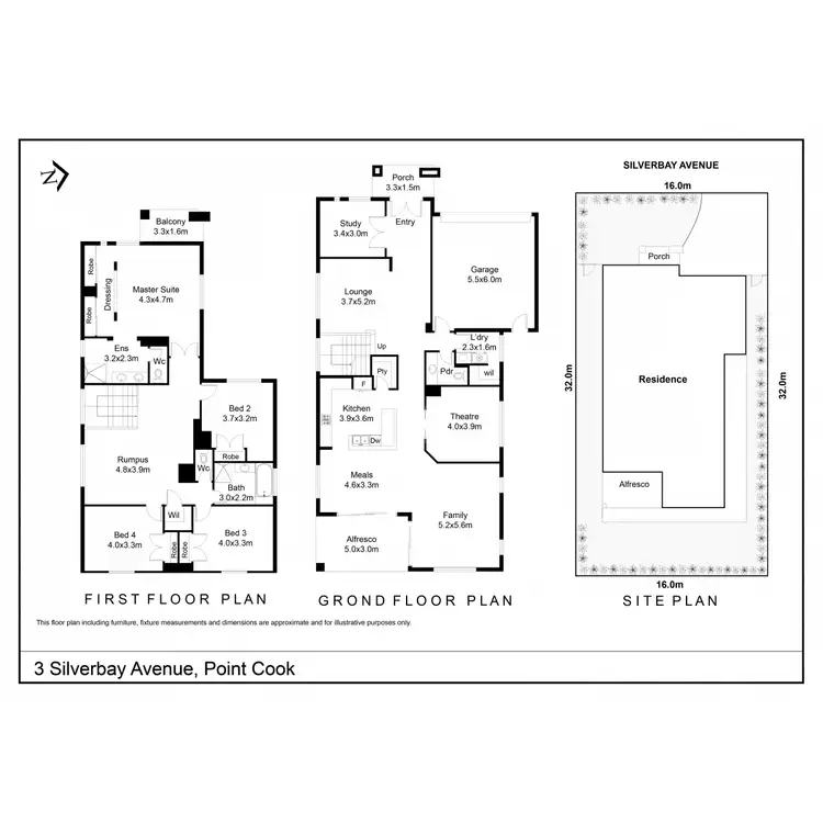Floorplan of Homely house listing, 3 Silverbay Avenue, Point Cook VIC 3030