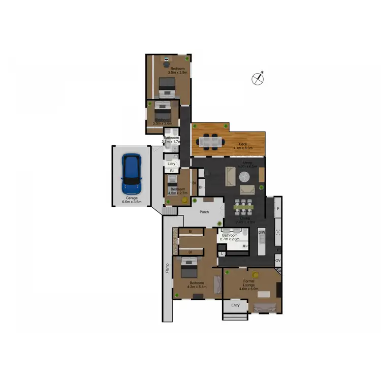 Floorplan of Homely house listing, 40 Barrallier Street, Griffith ACT 2603