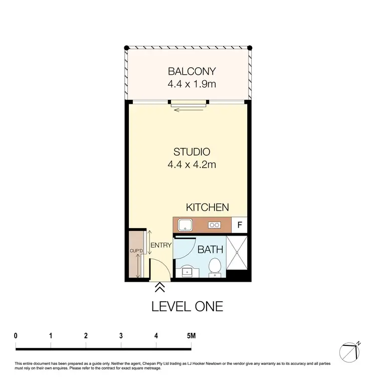 Floorplan of Homely studio listing, 9/51-63 Euston Road, Alexandria NSW 2015
