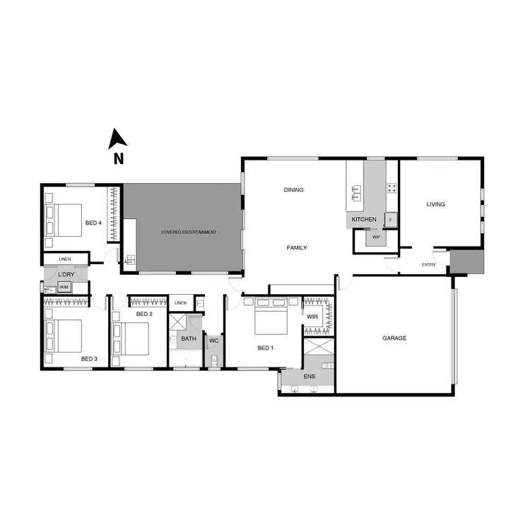 Floorplan of Homely house listing, 13 Lumsdaine Street, Moncrieff ACT 2914
