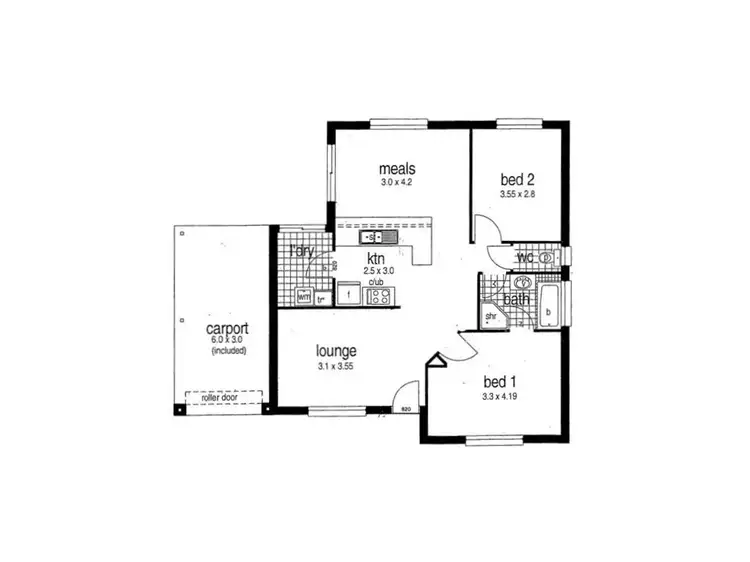 Floorplan of Homely house listing, 46A Mary Street, Largs Bay SA 5016