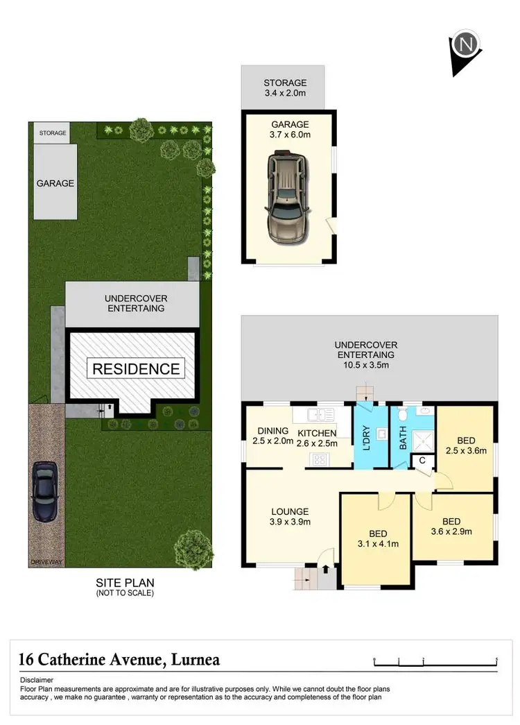 Floorplan of Homely house listing, 16 Catherine Avenue, Lurnea NSW 2170