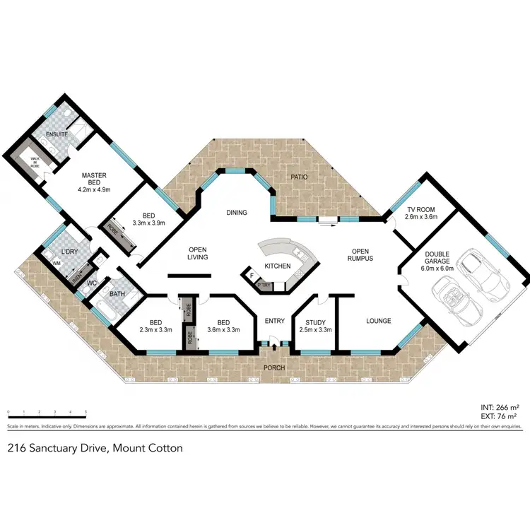 Floorplan of Homely house listing, 216-218 Sanctuary Drive, Mount Cotton QLD 4165