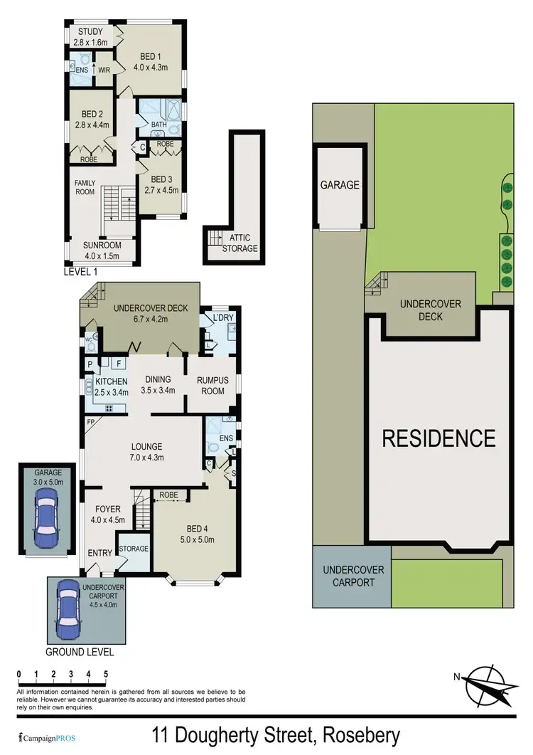 Floorplan of Homely house listing, 11 Dougherty Street, Rosebery NSW 2018
