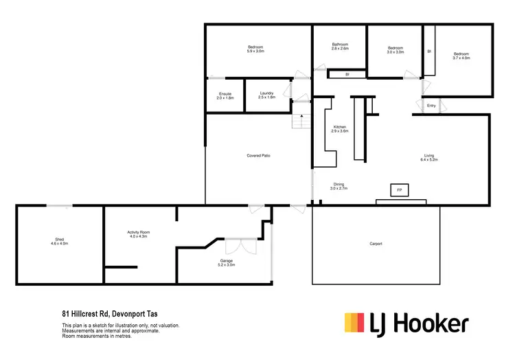 Floorplan of Homely house listing, 81 Hillcrest Road, Devonport TAS 7310