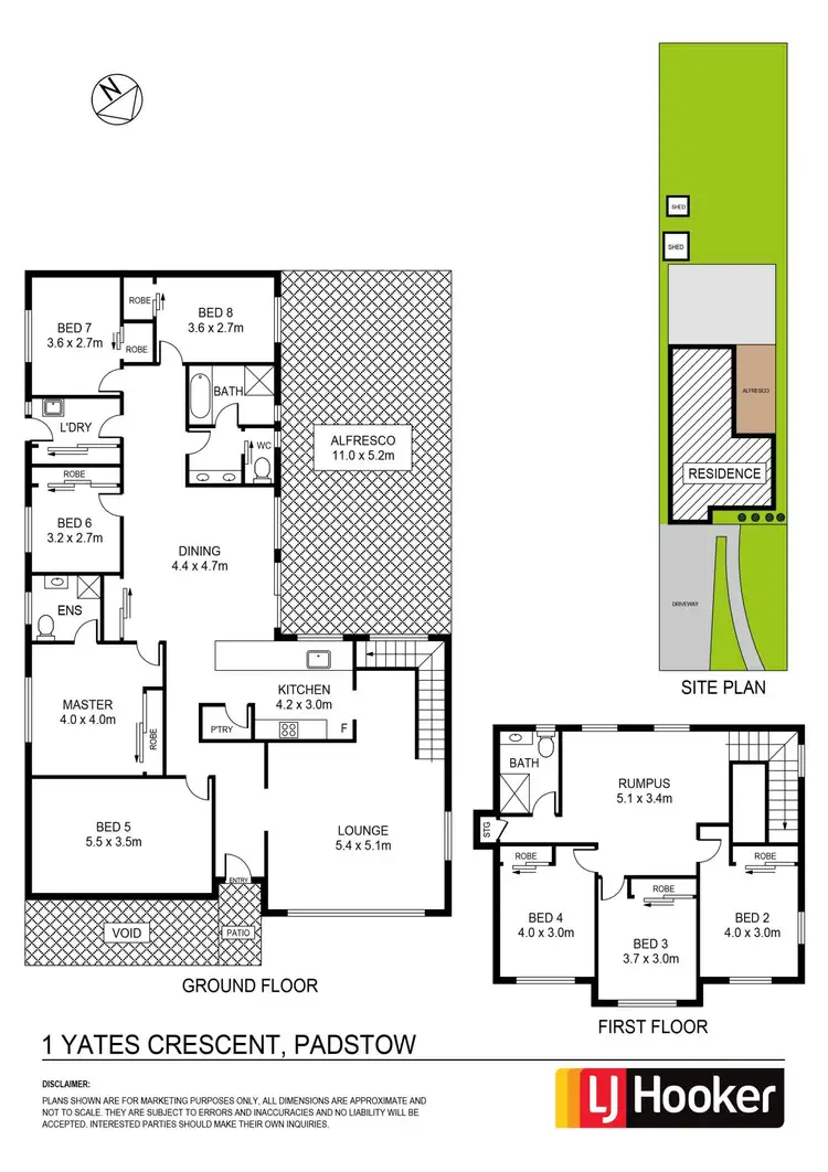 Floorplan of Homely house listing, 1 Yates Crescent, Padstow NSW 2211