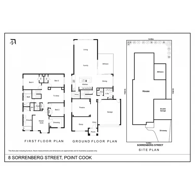 Floorplan of Homely house listing, 8 Sorrenberg Street, Point Cook VIC 3030