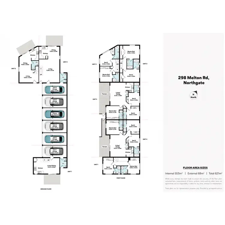 Floorplan of Homely block of units listing, 298 Melton Road, Northgate QLD 4013