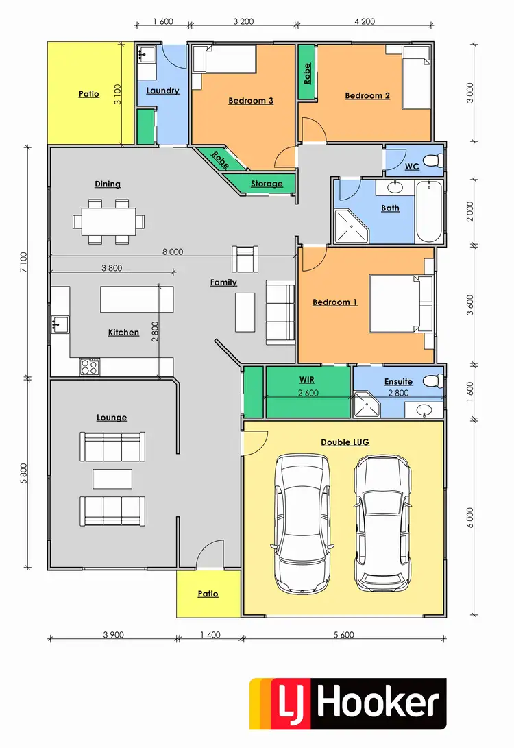 Floorplan of Homely house listing, 5 Mackerel Way, Old Bar NSW 2430