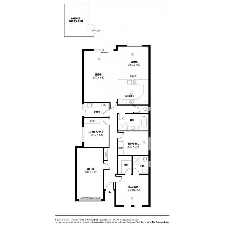 Floorplan of Homely house listing, 18 Edward Street, Paralowie SA 5108