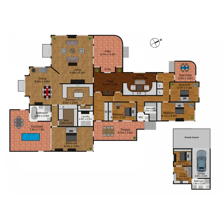 Floorplan of Homely house listing, 1 Normanby Crescent, Deakin ACT 2600