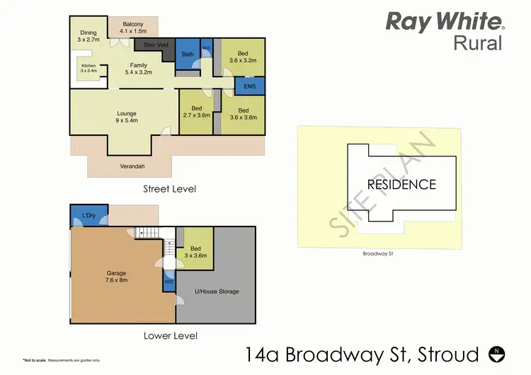 Floorplan of Homely house listing, 14a Broadway Street, Stroud NSW 2425