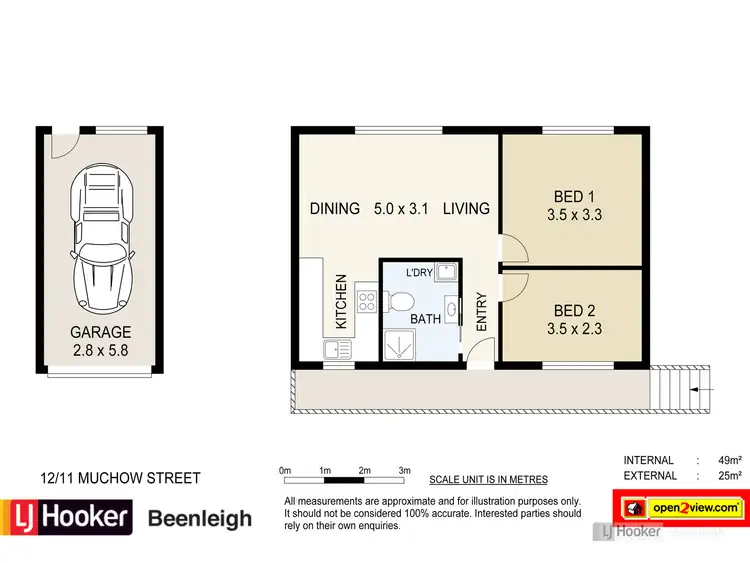 Floorplan of Homely unit listing, Unit 12/11 Muchow Street, Beenleigh QLD 4207