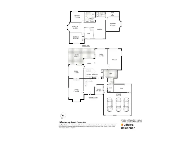 Floorplan of Homely house listing, 29 Feathertop Street, Palmerston ACT 2913
