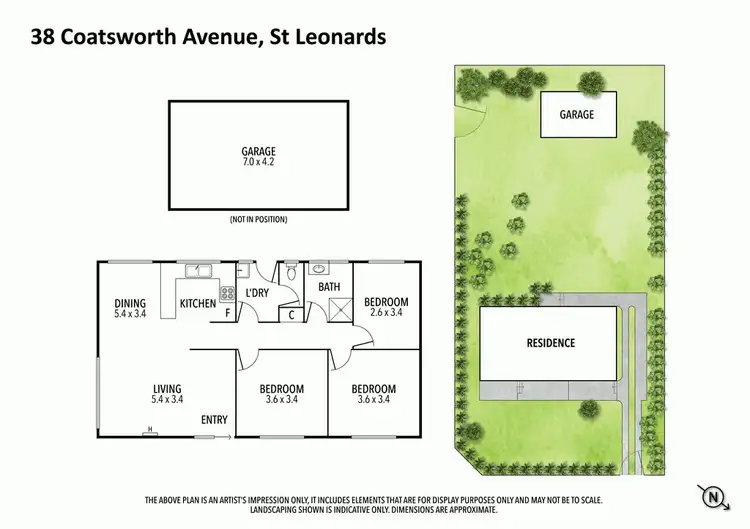 Floorplan of Homely house listing, 38 Coatsworth Avenue, St Leonards VIC 3223